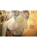 Beautiful Woman in Gold - Mint By Michelle decoupage - Mint By Michelle - pinturachalkpaint