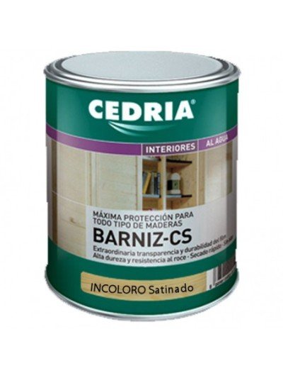 Barniz Incoloro Satinado - Ceras y barnices - CEDRIA - pinturachalkpaint
