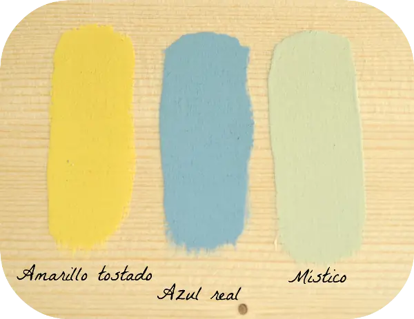 amarillo azul mistico chalk paint autentico
