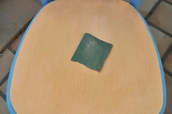 pintar tela. lijado