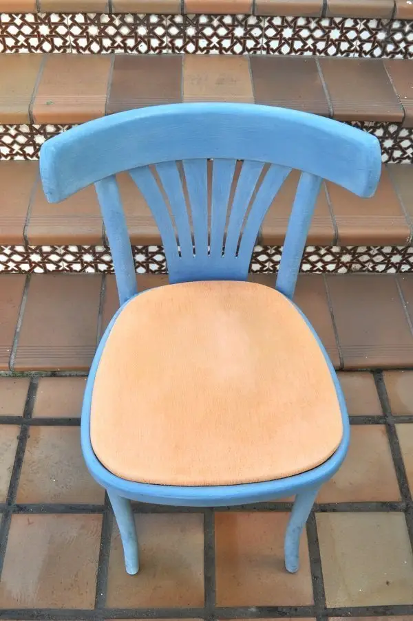 pintar tela y silla con chalk paint
